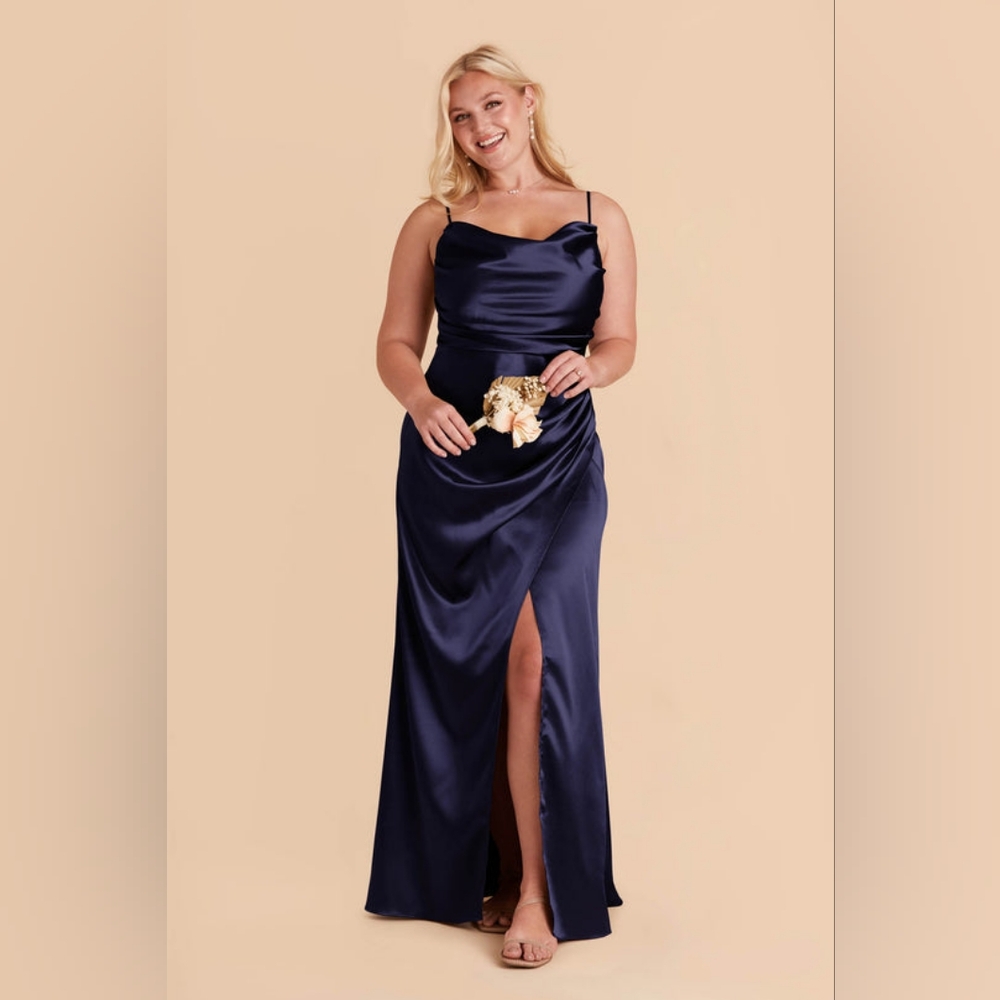 Birdy Grey Lydia Bridesmaid Navy Blue Gown - Picture 2 of 3